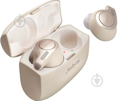 Навушники Jabra Elite 65t Gold beige - фото 2