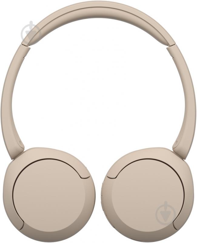 Наушники Sony On-ear BT 5.2 SBC AAC Wireless Mic beige (WHCH520C.CE7) - фото 5