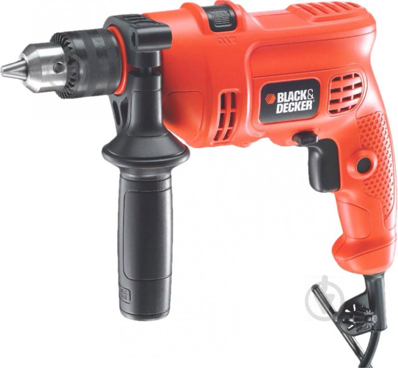 Дрель ударная Black+Decker KR504RE - фото 1