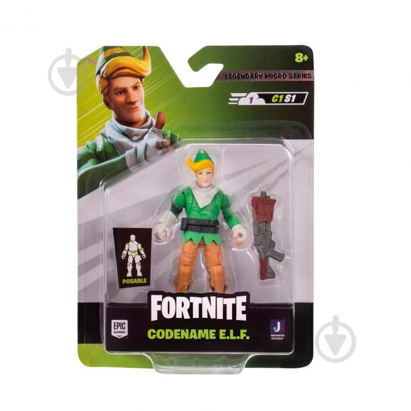 Фигурка коллекционная Fortnite Micro Legendary Series Codename E.L.F. 6 см FNT0947 - фото 1