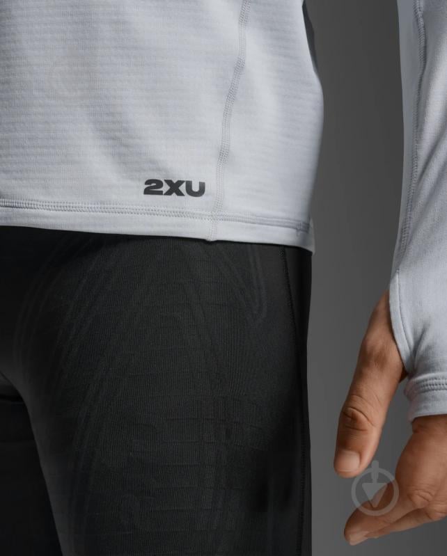 Футболка 2XU Ignition Grid Base Layer MR7448a_HBM/BRF р.M серый - фото 6