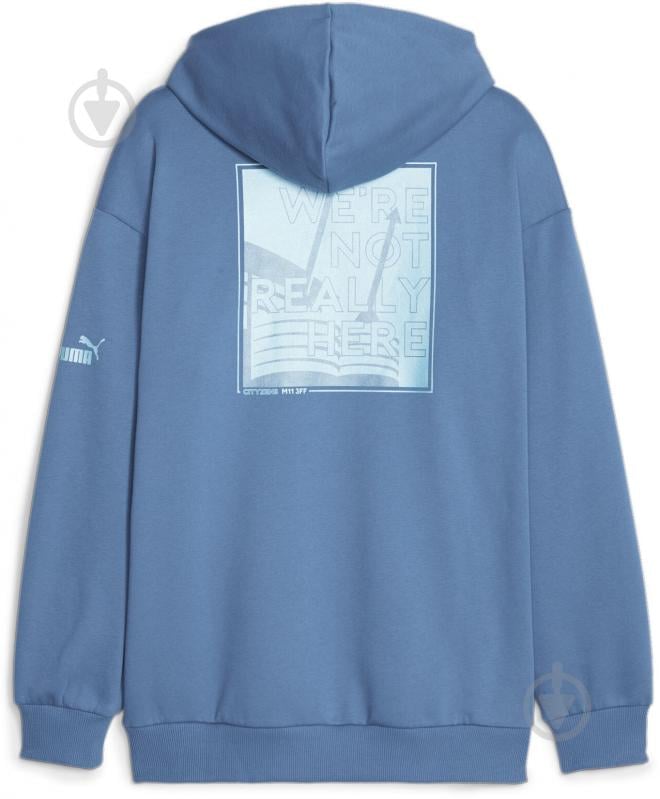 Джемпер Puma MCFC FTBLCULTURE HOODY 77296527 р.M разноцветный - фото 2