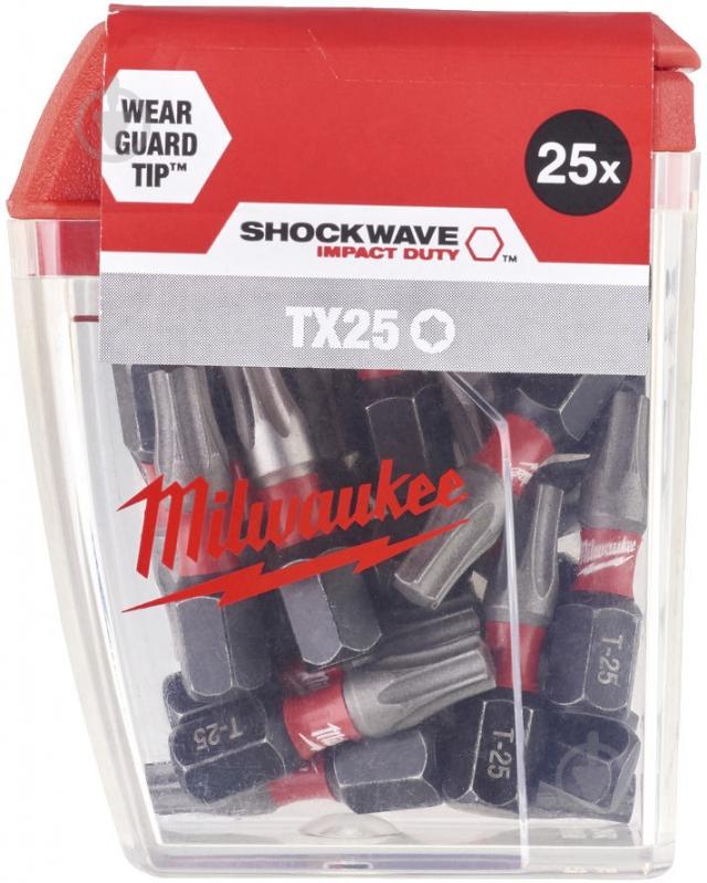 Бита Milwaukee Torx 25 шт. 4932430880 - фото 1 Бита Milwaukee Torx 25 шт. 4932430880 - фото 1