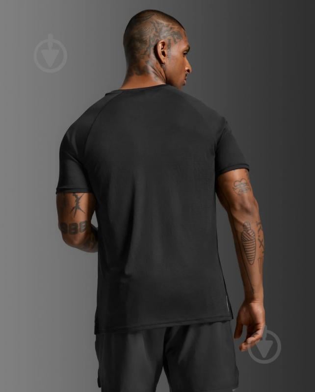 Майка 2XU Aero Mesh Tee MR7441a_BLK/SRF р.M черный - фото 2