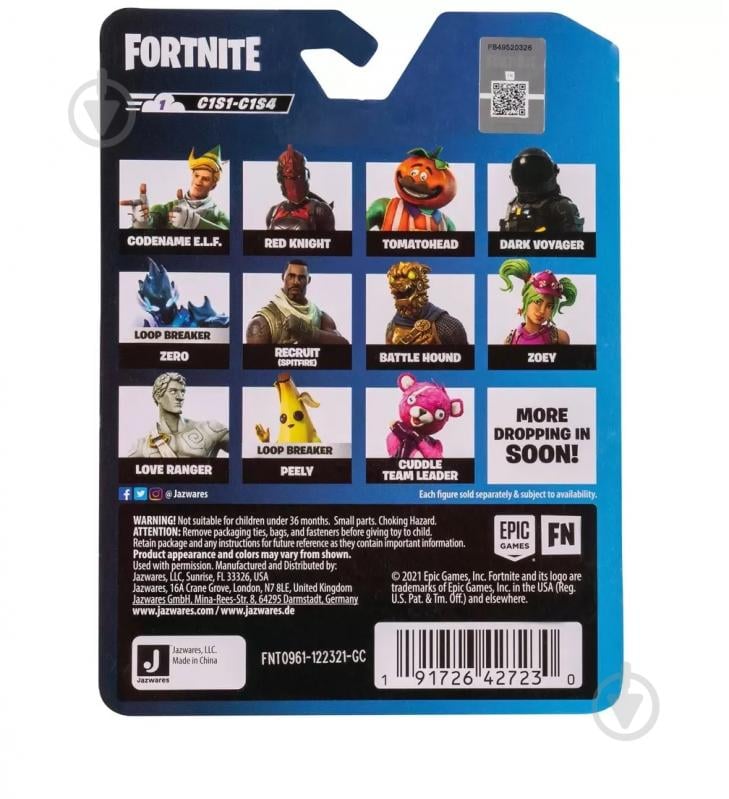 Фигурка коллекционная Fortnite Micro Legendary Series Carbide 6 см FNT0961 - фото 2