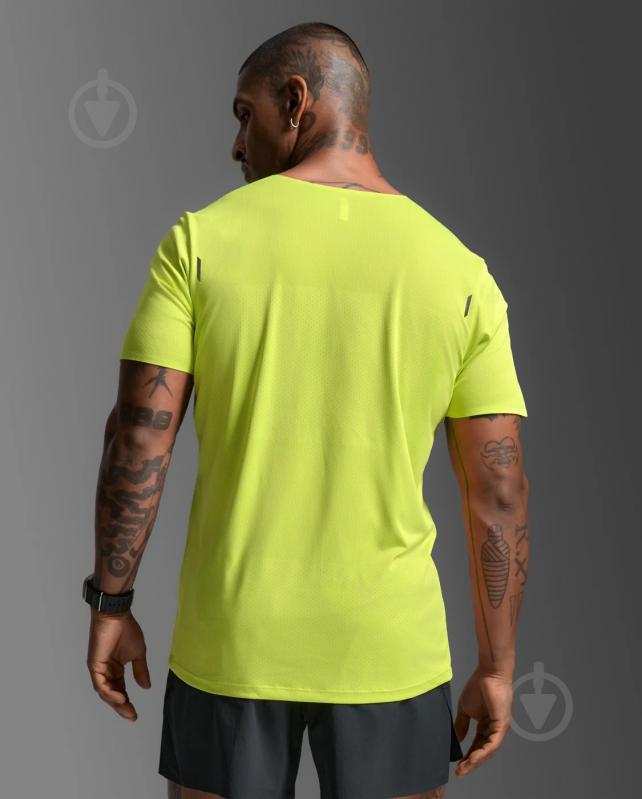 Майка 2XU Light Speed Tech Tee MR7150a_VOL/BRF р.S зеленый - фото 2
