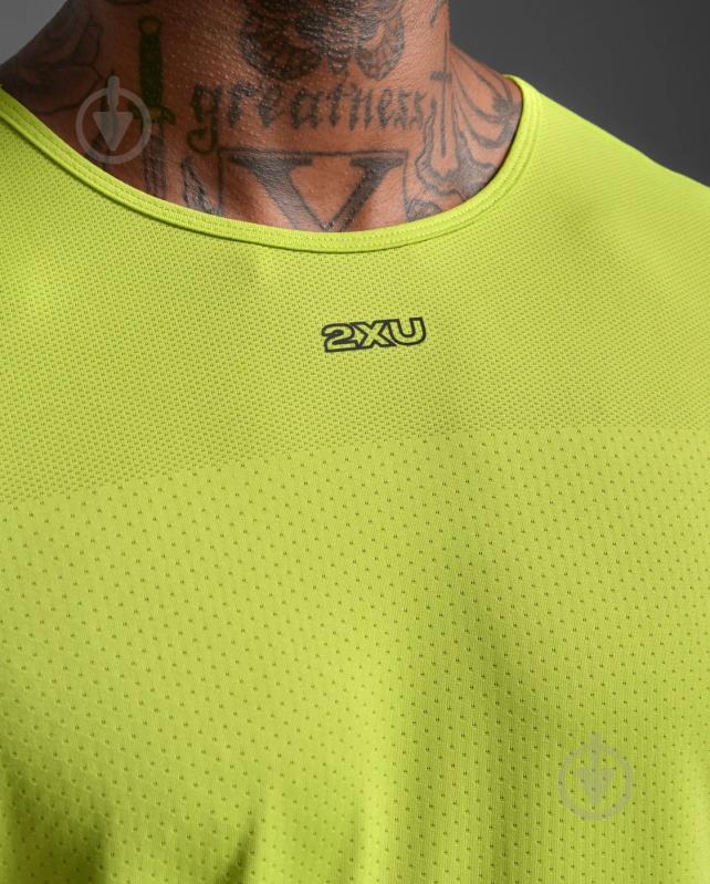 Майка 2XU Light Speed Tech Tee MR7150a_VOL/BRF р.S зеленый - фото 4