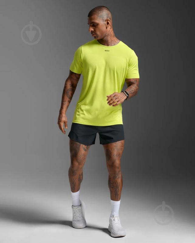 Майка 2XU Light Speed Tech Tee MR7150a_VOL/BRF р.S зеленый - фото 6