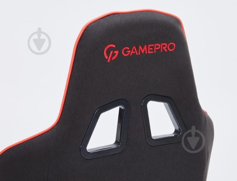 Крісло ігрове GamePro GC575FB Size L Fabric Black&Red чорно-біло-червоний - фото 7 Крісло ігрове GamePro GC575FB Size L Fabric Black&Red чорно-біло-червоний - фото 7