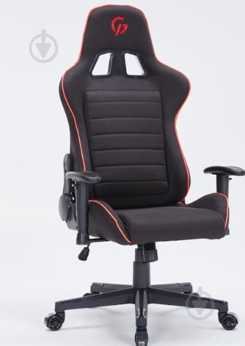 Крісло ігрове GamePro GC575FB Size L Fabric Black&Red чорно-біло-червоний - фото 4 Крісло ігрове GamePro GC575FB Size L Fabric Black&Red чорно-біло-червоний - фото 4