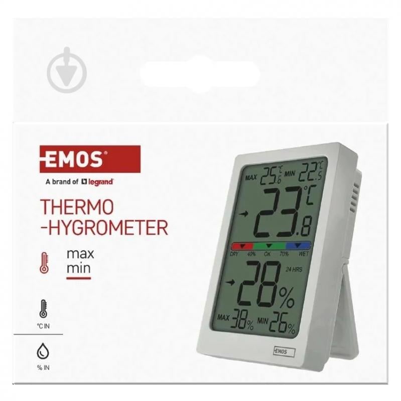 Термометр-гігрометр Emos E0558 цифровий - фото 12 Термометр-гігрометр Emos E0558 цифровий - фото 12