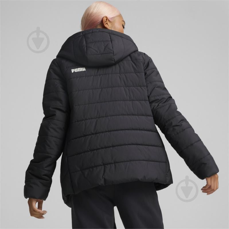 Куртка жіноча зимова Puma ESS HOODED PADDED JACKET 84894001 р.M чорна - фото 4