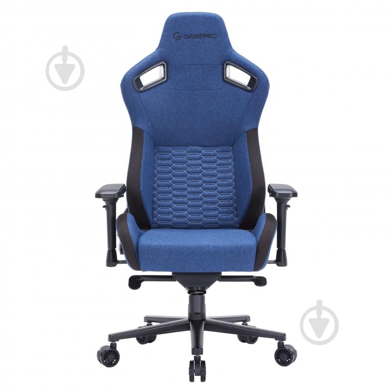 Кресло игровое GamePro GC900DB Size XL Fabric Dark Blue темно-синий - фото 1 Кресло игровое GamePro GC900DB Size XL Fabric Dark Blue темно-синий - фото 1