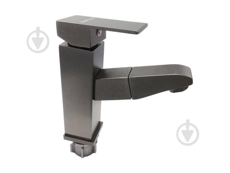 Смеситель для умывальника MILLZ выдвижной излив спецпокрытие серый MRS-AL-B10 (gray) - фото 3 Смеситель для умывальника MILLZ выдвижной излив спецпокрытие серый MRS-AL-B10 (gray) - фото 3