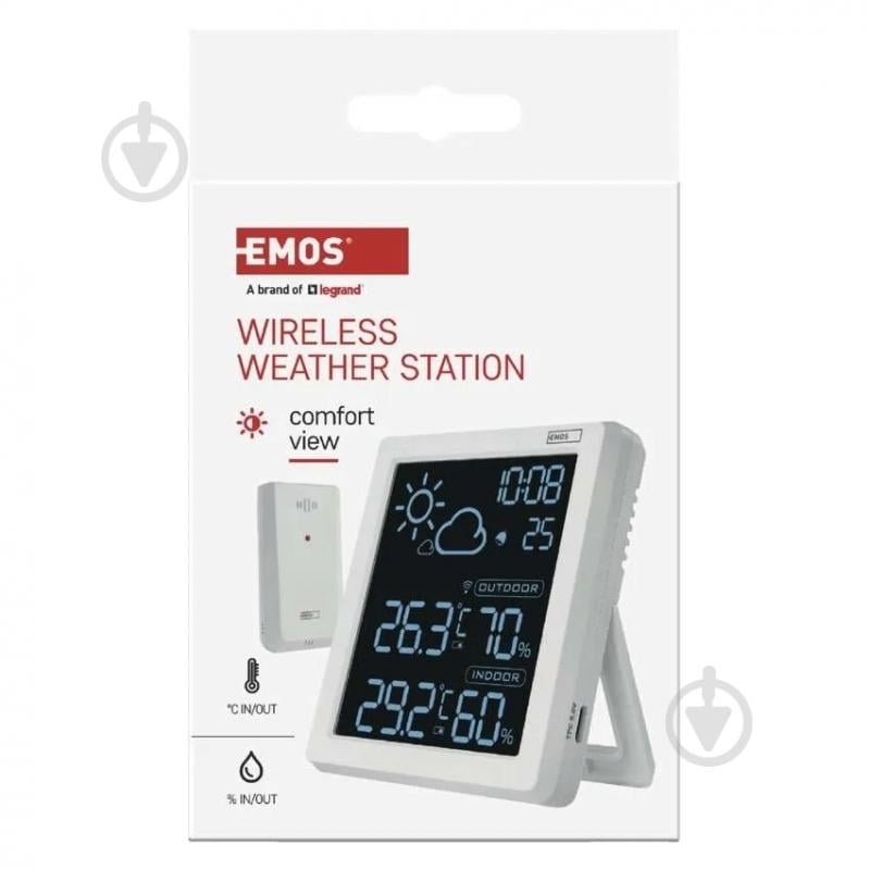 Метеостанция Emos E8647W с беспроводным датчиком - фото 14