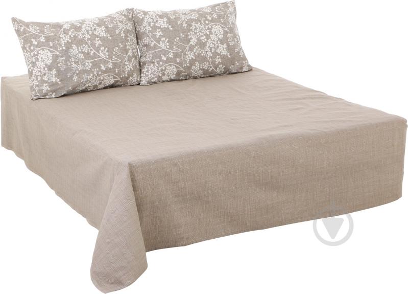 Комплект постельного белья Soft 2,0 серо-коричневый UP! (Underprice) - фото 2