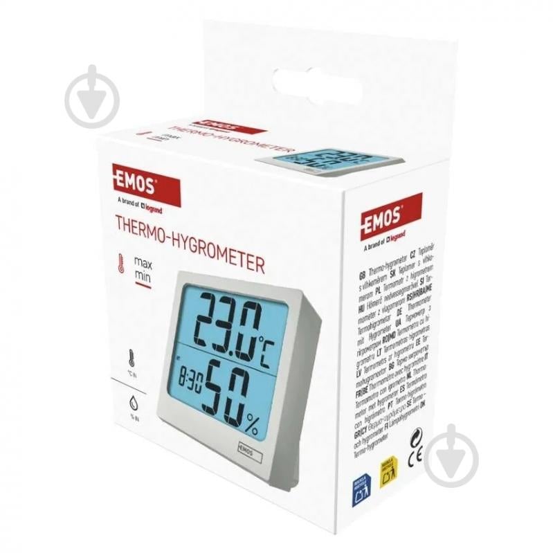 Термометр-гігрометр Emos E0114N цифровий - фото 6 Термометр-гігрометр Emos E0114N цифровий - фото 6