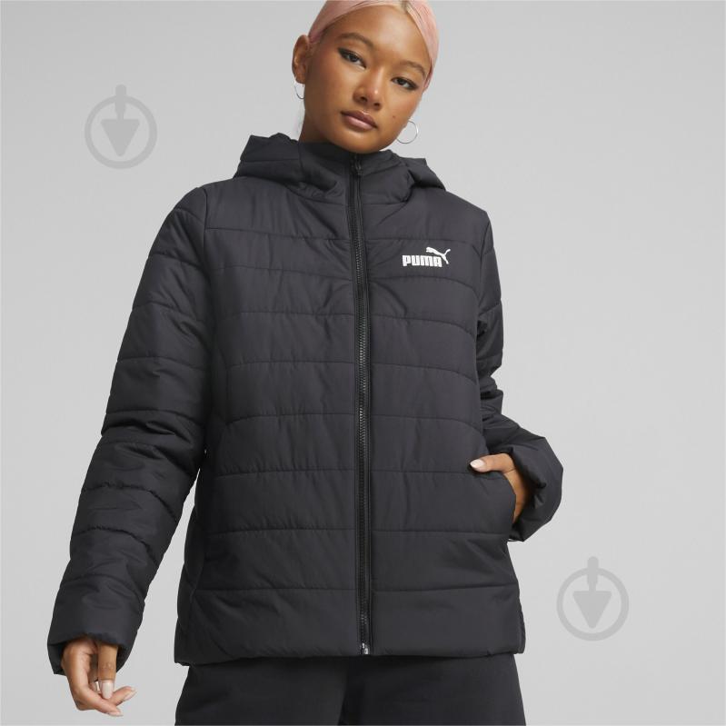 Куртка женская зимняя Puma ESS HOODED PADDED JACKET 84894001 р.L черная - фото 3