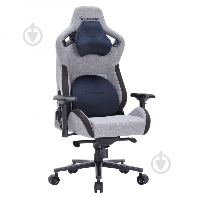 Кресло игровое GamePro GC900DB Size XL Fabric Dark Grey - фото 8 Кресло игровое GamePro GC900DB Size XL Fabric Dark Grey - фото 8