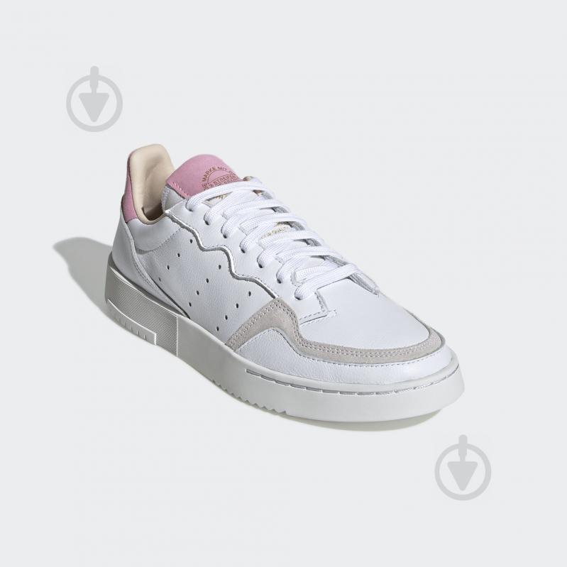 Кроссовки женские зимние Adidas SUPERCOURT W EF9219 р.39 1/3 белые - фото 4