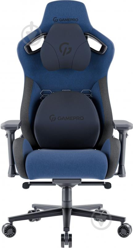 Крісло ігрове GamePro GC900DB Size XL Fabric Dark Blue - фото 2