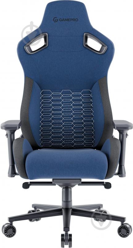 Крісло ігрове GamePro GC900DB Size XL Fabric Dark Blue - фото 3