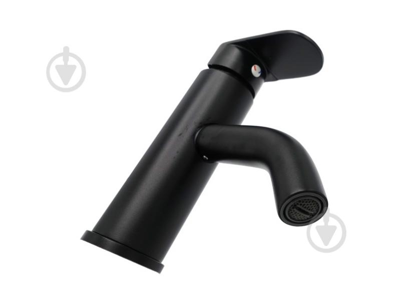Смеситель для умывальника MILLZ спецпокрытие черный MRS-AL-B13 (black) - фото 5