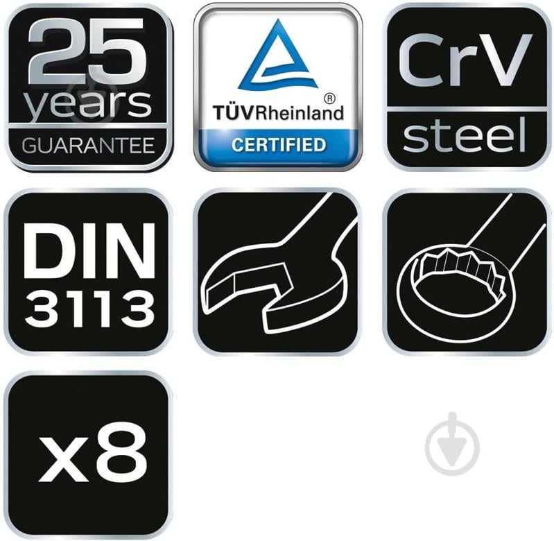 Набор ключей Neo 09-791 - фото 5 Набор ключей Neo 09-791 - фото 5