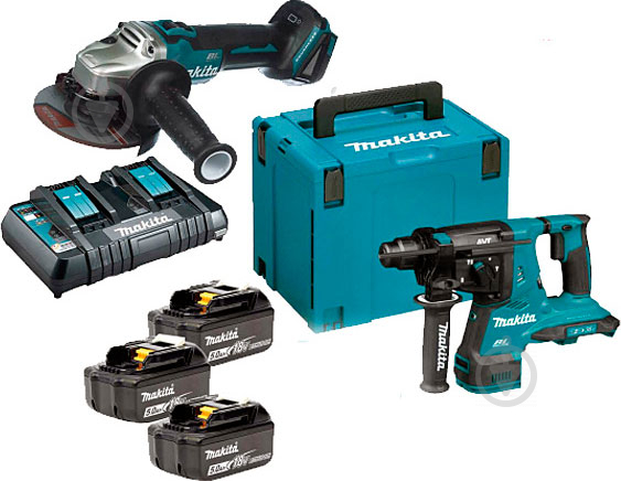 Набір електроінструменту Makita DLXMUA280E - фото 1