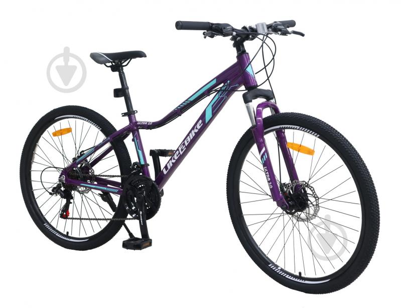 Велосипед Like2bike 26" 14"(36 см) Ultra 2.0 A212606 фиолетовый - фото 1