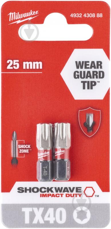 Бита Milwaukee Torx 2 шт. 4932430888 - фото 1 Бита Milwaukee Torx 2 шт. 4932430888 - фото 1