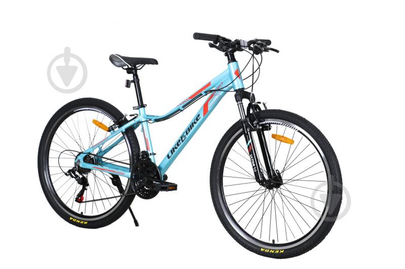 Велосипед Like2bike 26" 14"(36 см) Ultra 1.0 A212608 бело-бирюзовый - фото 1