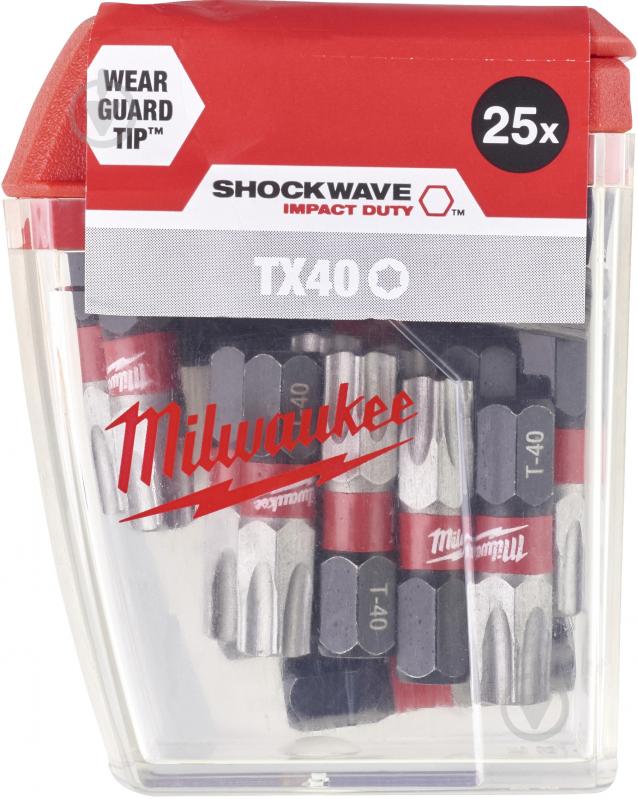 Бита Milwaukee Torx 25 шт. 4932430889 - фото 1 Бита Milwaukee Torx 25 шт. 4932430889 - фото 1