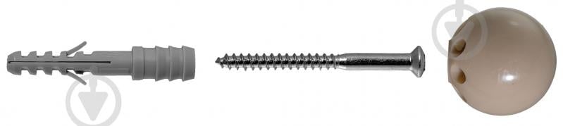 Обмежувач ходу дверей fischer TS 8BG (534128) бежевий - фото 1