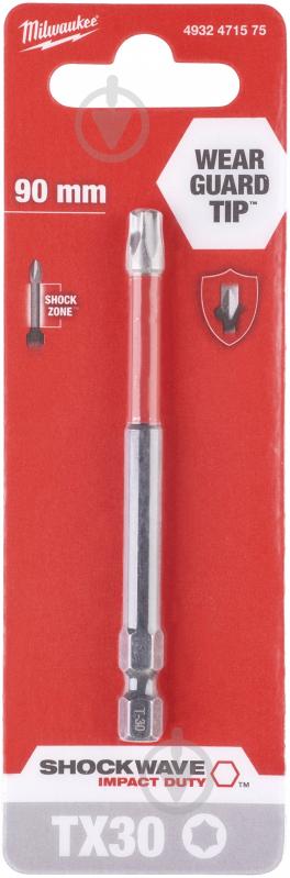 Бита Milwaukee Torx 1 шт. 4932471575 - фото 1