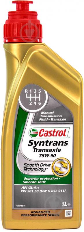 Масло трансмиссионное Castrol Transaxle GL-4+ 75W-90 1 л (RB-STX759-12X1L) - фото 1