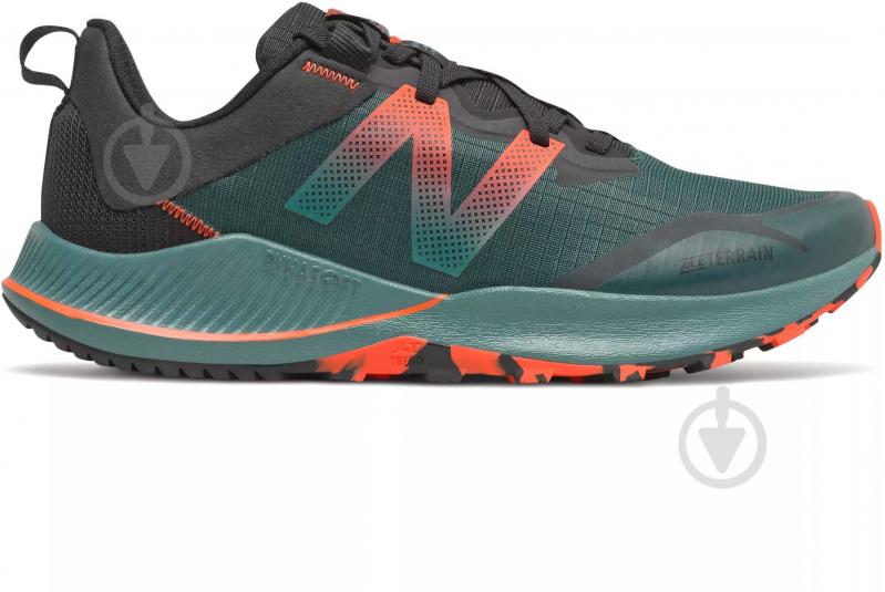 Кросівки чоловічі New Balance Nitrel MTNTRML4 р.45 зелені із помаранчевим - фото 1 Кросівки чоловічі New Balance Nitrel MTNTRML4 р.45 зелені із помаранчевим - фото 1