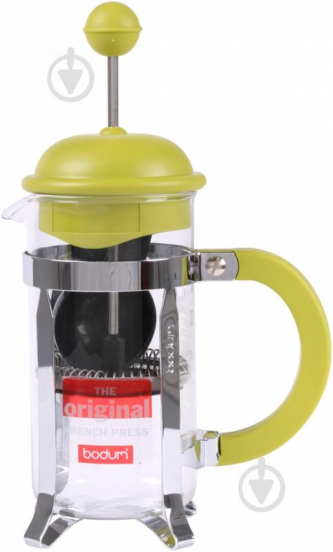 Френч-прес Bodum Caffettiera Bodum 035 л зелений скло 06300027 - фото 1