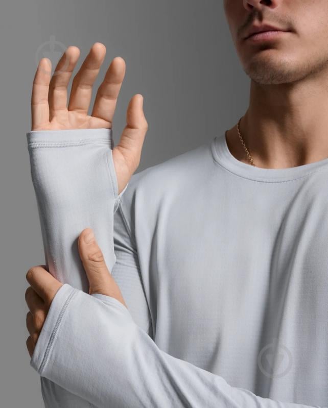 Футболка 2XU Ignition Grid Base Layer MR7448a_HBM/BRF р.XL серый - фото 4