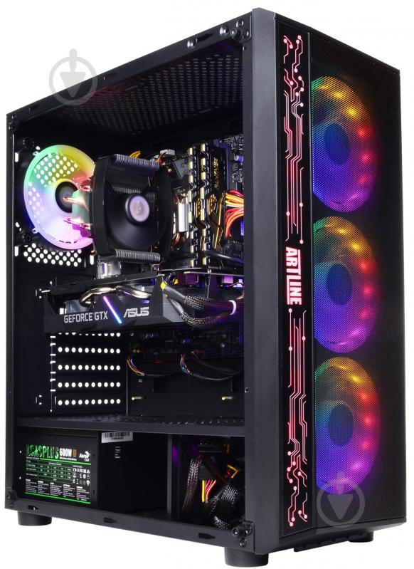 Компьютер персональный Artline Gaming X55 (X55v07) black - фото 3