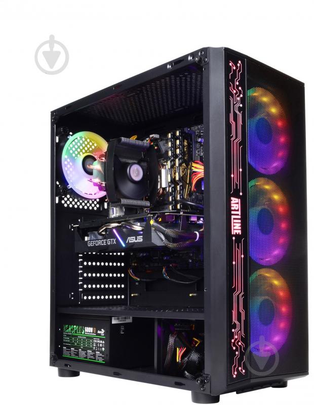Компьютер персональный Artline Gaming X55 (X55v08) black - фото 5