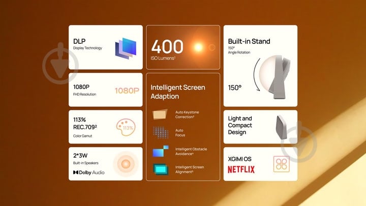 Проектор XGIMI Elfin Flip (WK03C) - фото 10