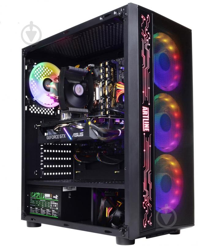 Компьютер персональный Artline Gaming X55 (X55v09) black - фото 4