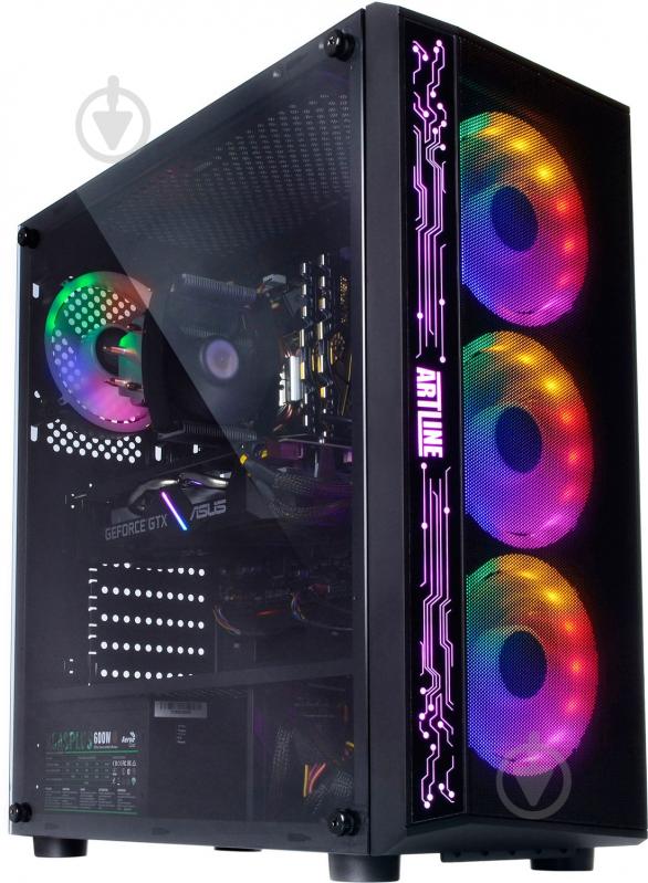 Компьютер персональный Artline Gaming X55 (X55v09) black - фото 3