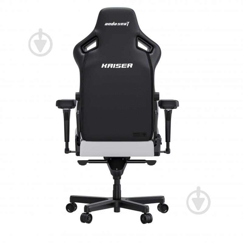Крісло ігрове Anda Seat Kaiser 4 Size L White Premium PVC білий - фото 3