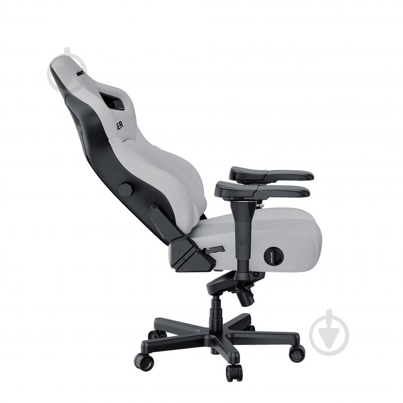Крісло ігрове Anda Seat Kaiser 4 Size L White Premium PVC білий - фото 5