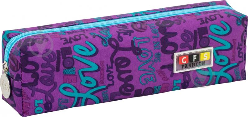 Пенал 20х6х4 см CF86687-02 Cool For School фиолетовый с рисунком - фото 1 Пенал 20х6х4 см CF86687-02 Cool For School фиолетовый с рисунком - фото 1