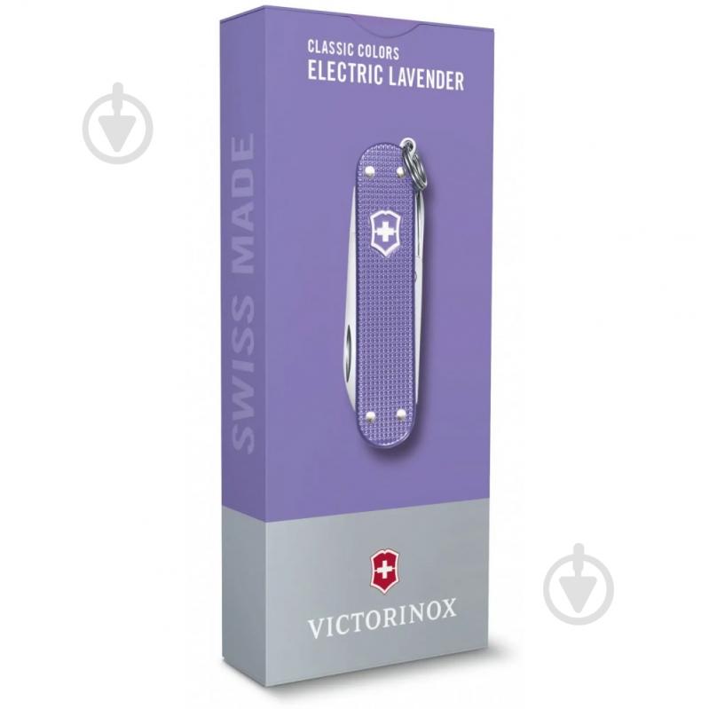 Нож швейцарский Victorinox Classic Sd Alox Colors Electric Lavender 0.6221.223G 94354 - фото 4