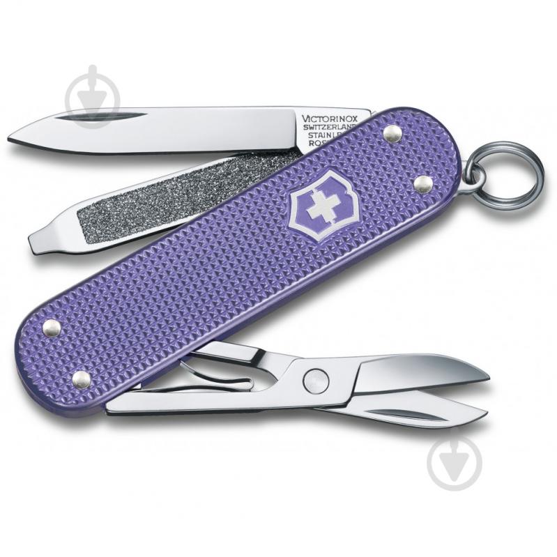 Нож швейцарский Victorinox Classic Sd Alox Colors Electric Lavender 0.6221.223G 94354 - фото 1