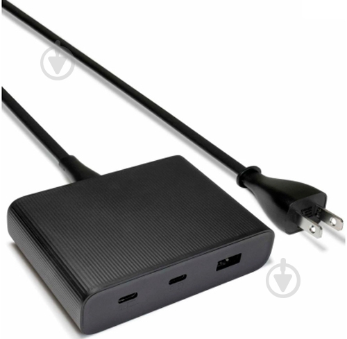 Адаптер ZMI 65W 2C+1A with 1m Type-C cable black - фото 3 Адаптер ZMI 65W 2C+1A with 1m Type-C cable black - фото 3